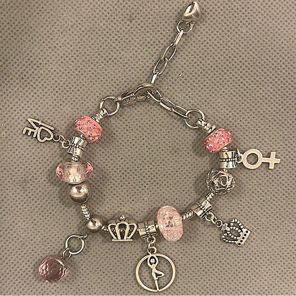 🍒 BOGO 🍒 PRICE ONLY 4/23 Self Love Collection “I LOVE ME” Charm Bracelet - Picture 2 of 15